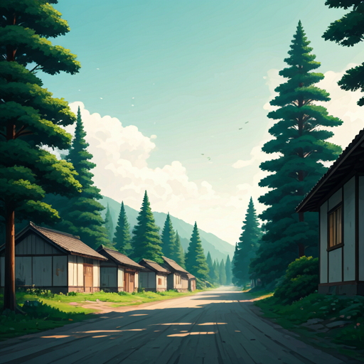 Village landscape